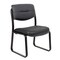 Officesource Merit Collection Armless Sled Base Guest Chair with Black Frame 314VBK - alternate 1